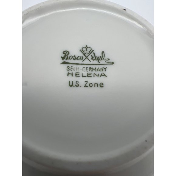 Rosenthal Helena Sugar Bowl with Lid Selb Germany U.S. Zone 1940s R2993 2.5" - Picture 6 of 6